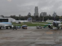 Background landing from the boarding area